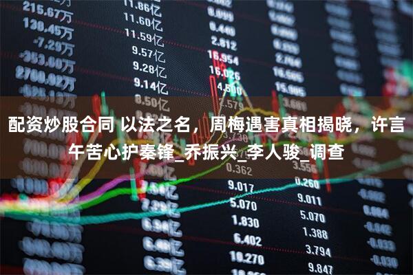 配资炒股合同 以法之名，周梅遇害真相揭晓，许言午苦心护秦锋_乔振兴_李人骏_调查