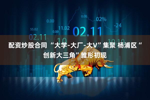 配资炒股合同 “大学-大厂-大V”集聚 杨浦区“创新大三角”雏形初现